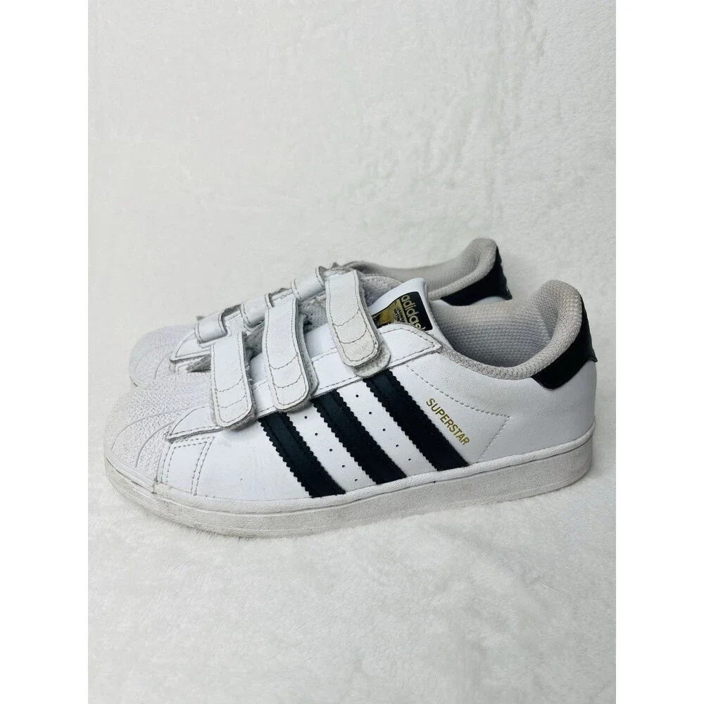 ADIDAS Originals Superstar CF C White Black EF4838 Little Kid Shoes Size 3